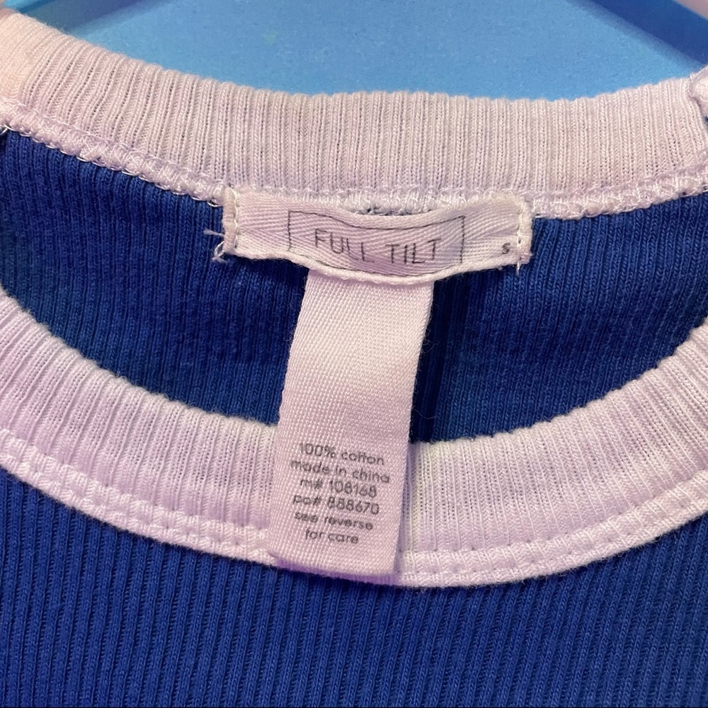 Blue Graphic Raglan Tee - Picture 3 of 3